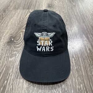 Black Star Wars Baby Yoda Disney Hat
